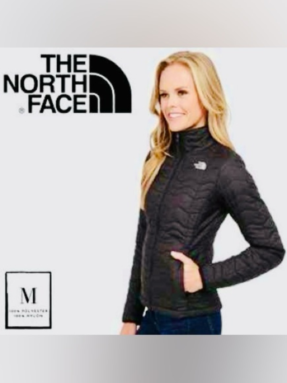 The North Face Women’s Bombay Black Quilted Insulated Puffer Jacket Size Medium